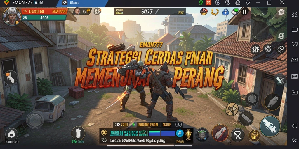 Tampilan gameplay memukau dari EMON777 dengan strategi intens.