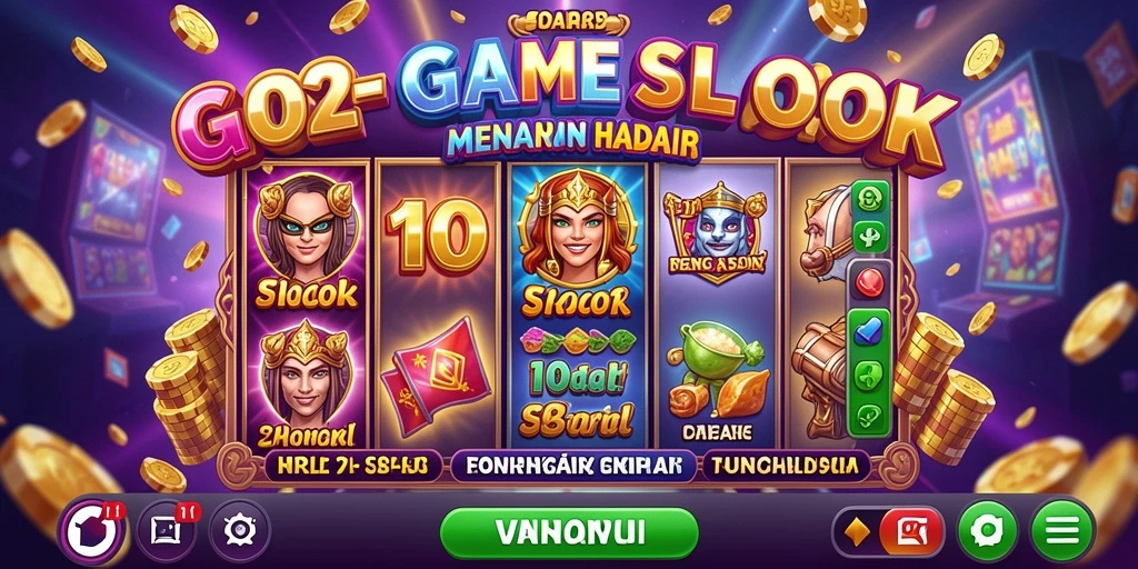 Tampilan gameplay Slot yang menarik dan penuh warna di F32.