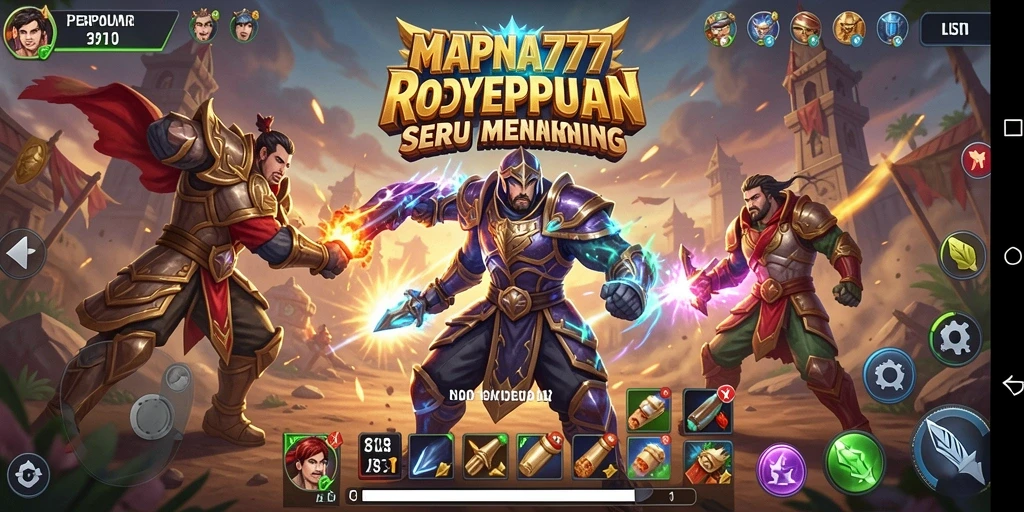 Gameplay seru dalam pertempuran Battle Royale yang mendebarkan.