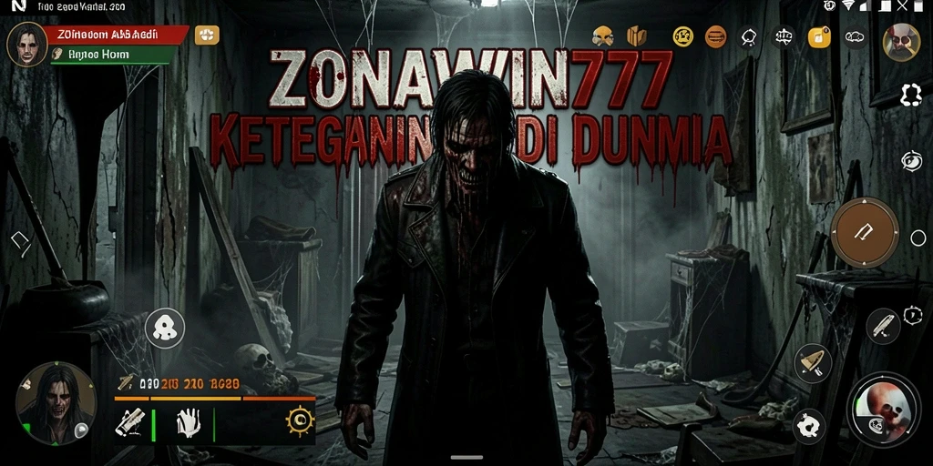 Tangkapan layar gameplay ZONAWIN777 yang menakutkan dan mendebarkan.